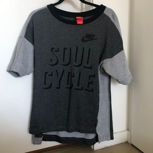SoulCycle Nike color panel tee